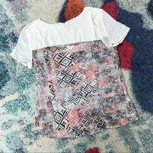 HINGE Geometric Top, Size S